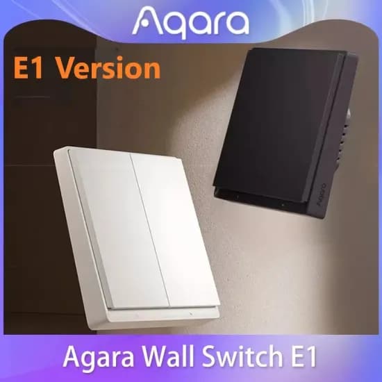 Aqara E1 중성선이 없는 스마트 홈 ZigBee 3.0 무선 키 라이트 스위치 샤오미 미홈 앱용