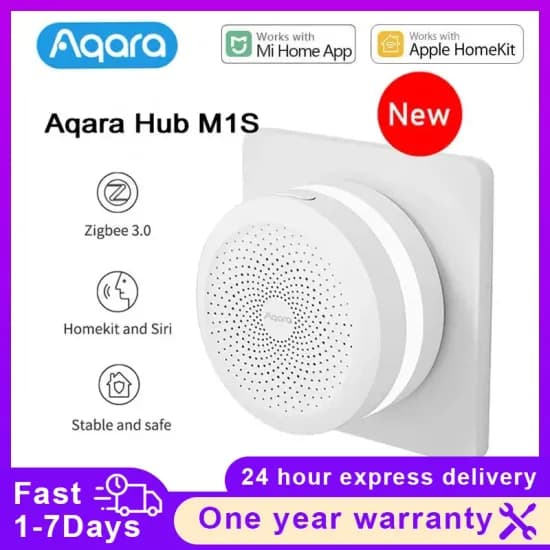 Aqara 스마트 허브 M1S 게이트웨이 Zigbee 3.0 Wifi LED 야간 조명