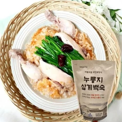 닭한마리 누룽지 삼계백숙 800g*10팩 1박스 8kg