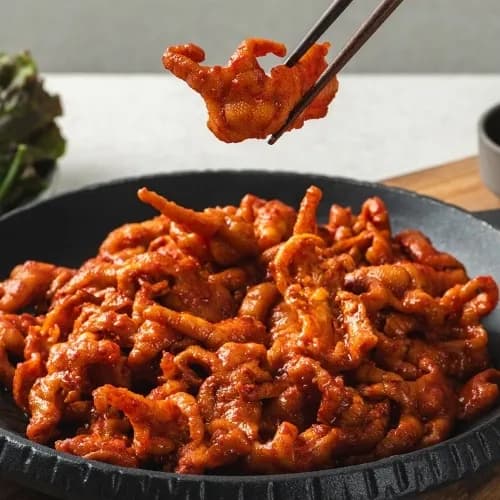 양념 무뼈 닭발 보통맛 매운맛 300g 5팩 1박스