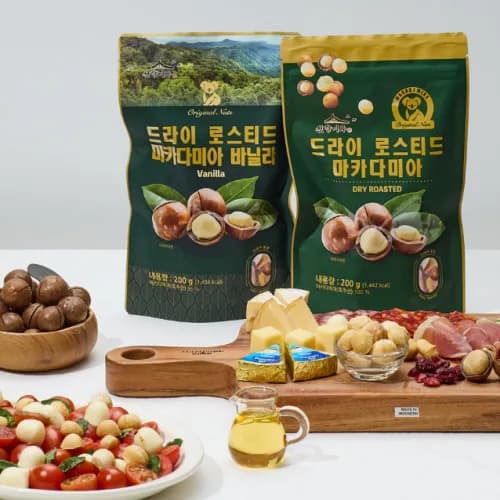 천향미루 호주산 드라이 로스티드 마카다미아 200g x 1개 외 1종 (골라담기)