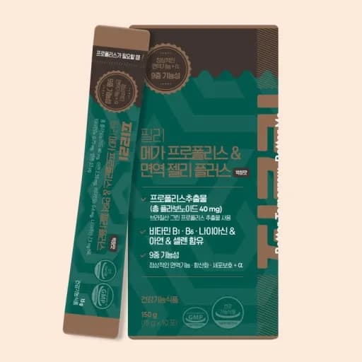 메가 프로폴리스&면역젤리 플러스 15g*10포 x 1케이스