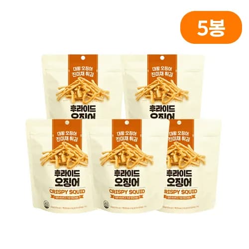 생자연 후라이드 오징어 100g x 5봉 (무료배송)