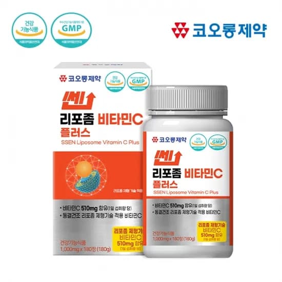 코오롱제약 쎈 리포좀 비타민C 플러스 1,000mg x 180정 (무료배송)