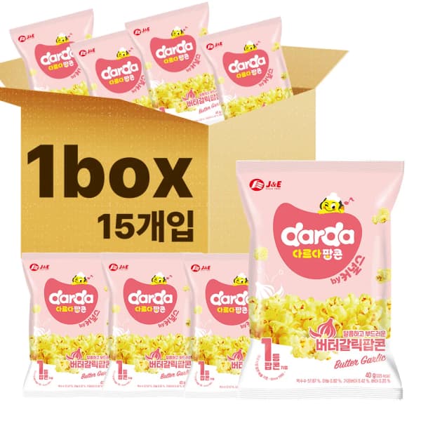 커널스 버터갈릭팝콘 40g x 15개입 (8,520원/무료)