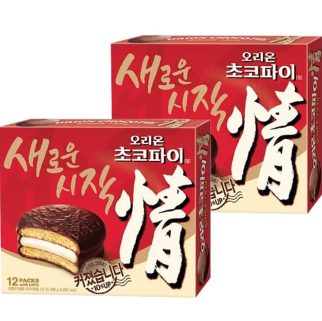 오리온초코파이 12p, 468g, 2개 (6,120원 / 와우무료)