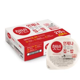 햇반 210g 24입 (1박스) 24400원/무배