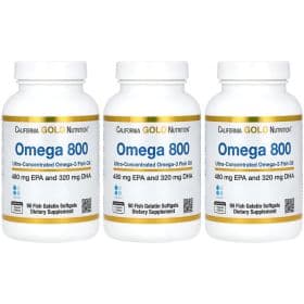 3개X 오메가3 800 피쉬오일 EPA/DHA 80% 90정 해외직구 &lt; 73,280원   / 무료 배송 &gt;
