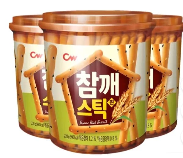 청우식품 참깨스틱 진, 220g, 3개 (6,620원) (유료)