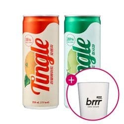 팅글 리얼에이드 오렌지 청사과 250ml 30캔 +부르르컵 (15,900원/무료 배송)