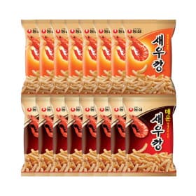 지마켓)새우깡 8봉 + 매운새우깡 8봉 원산지 : 상세설명 참조 14,400원(무배)