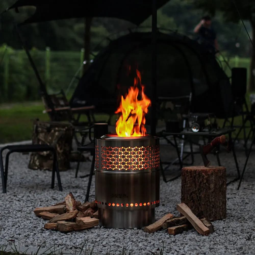 조선땔감 원형 화로대 플레임팟