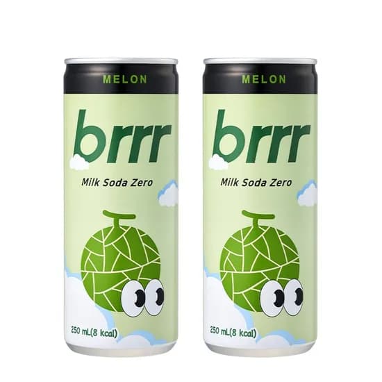 부르르 밀크소다 제로 메론 250ml X 30캔