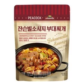 피코크 쟌슨빌 소세지 부대찌개 500g 4팩