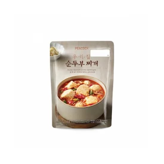 피코크 우리집 순두부찌개 500g 5팩