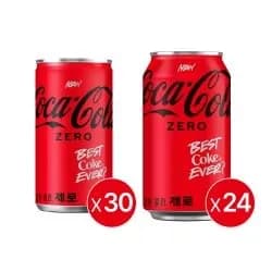 코카콜라 제로 350ml 24캔 외 다양 코카콜라 제로 190ml 30캔