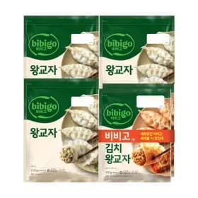 CJ 비비고 왕교자 1.05kg x3봉 + 김치왕교자 420g x2봉 (27,900원) (0원)