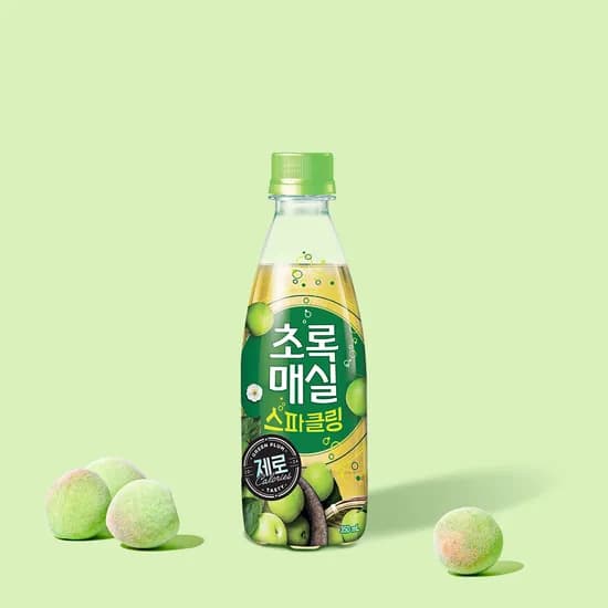초록매실 스파클링 제로 350ml 20페트 / 네이버멤버십 (10,900원) (무료)