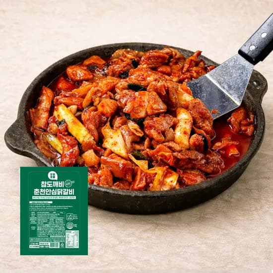 춘천 안심닭갈비 국내산100% 캠핑 순살 양념닭고기 750g (6,300원/네멤무배)