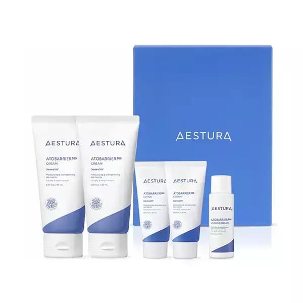 에스트라 아토베리어365 크림 더블기획세트(크림 80ml, 2개+30ml, 1개+로션 30ml, 1개+에센스 25ml, 1개) (47520원,무료배송)