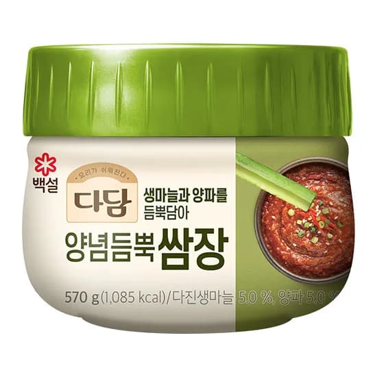 다담 양념듬뿍 쌈장 570g, 2개 (4,120원) (무배)