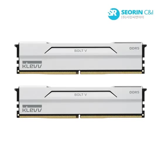 에센코어 클레브 DDR5-6000 CL30 BOLT V 화이트 AMD 패키지 32GB