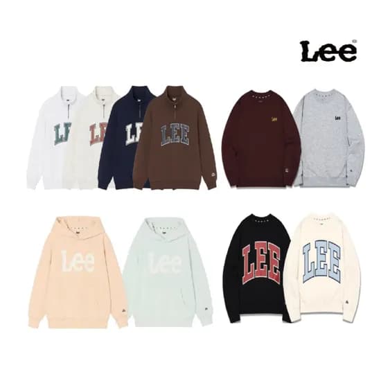 Lee키즈 맨투맨, 후드티셔츠 등 6종 택1 (30,770원/무료)