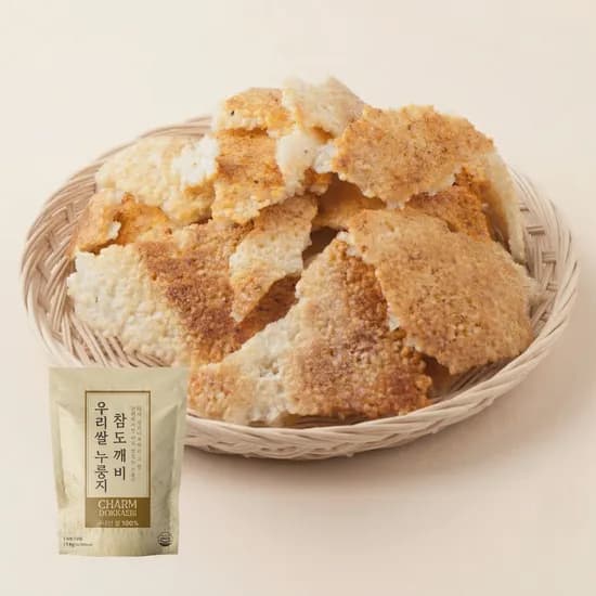 국내산 쌀 황동 누룽지 1kg 2봉 (8,500원/네멤무배)