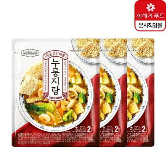 올반 정통 삼선 해물 누룽지탕 500g x 3팩 (17,190원) (무료)