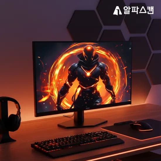 알파스캔 AOC 게이밍 모니터 34인치 울트라와이드 커브드 180Hz