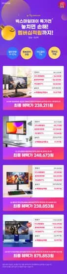 OLED게이밍모니터 27GX700A 87만 게이밍모니터 27G440A 23만 4K 27US550 24만 32인치게이밍모니터 32G600A 23만