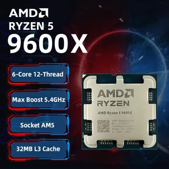 AMD 라이젠 5 9600X CPU 외 다양, 수량 10개