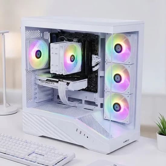 드디어 등장! 차세대 RTX 5060 x 리안리 V100 화이트 감성 완본체 게이밍 PC 역대급 초특가 할인! 🤍✨