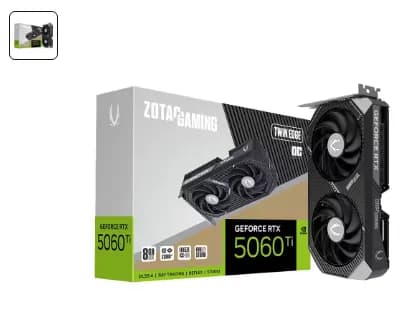 ZOTAC GAMING 지포스 RTX 5060 Ti Twin Edge OC D7 8GB
