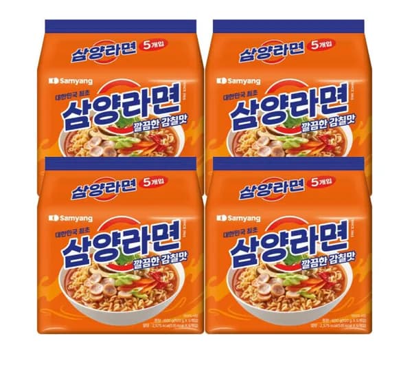 삼양 삼양라면 20입(5입x4개) 멀티팩