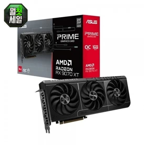 ASUS PRIME 라데온 RX 9070 XT OC D6 16GB