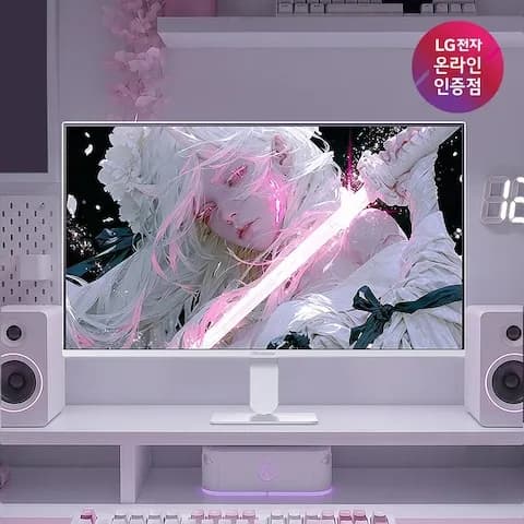 LG 27G411BW 27인치 화이트 모니터 외 4종 할인 라인업