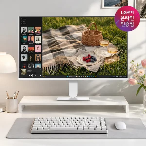 LG 울트라기어 24G411BW 외 5종 화이트모니터 기획전