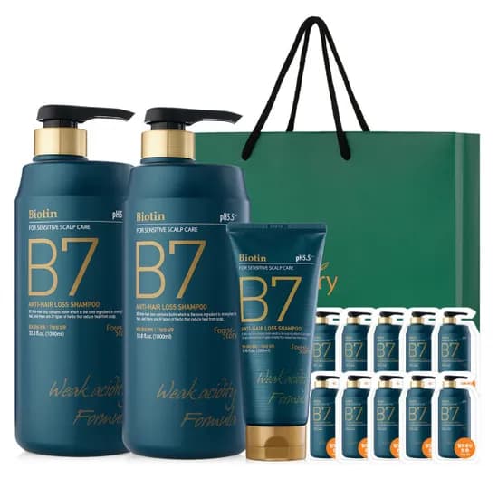 B7 약산성 탈모 샴푸 선물세트 (19,840원/무료)