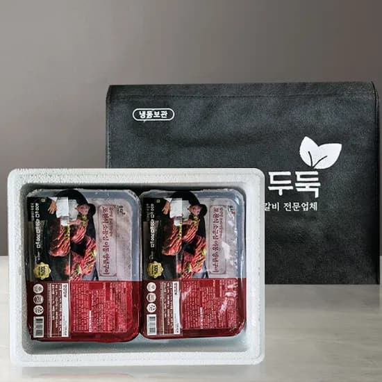 국내산 소등심 양념 선물세트 800g (400g×2팩) (27,210원/무료)