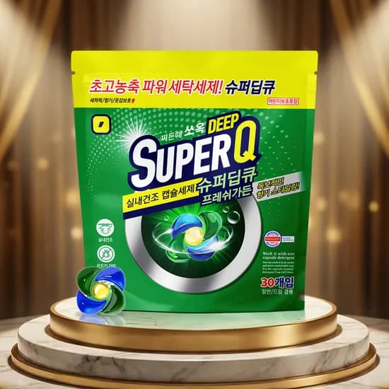 슈퍼딥큐 5in1 고농축 캡슐세제 30개 42개