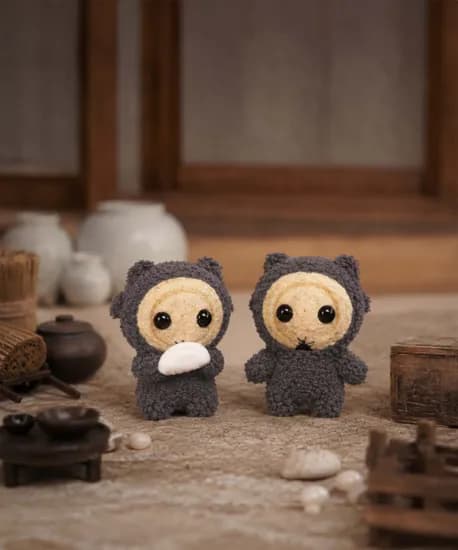 동궁/꺼먹살이 인형키링(8cm)11,000원