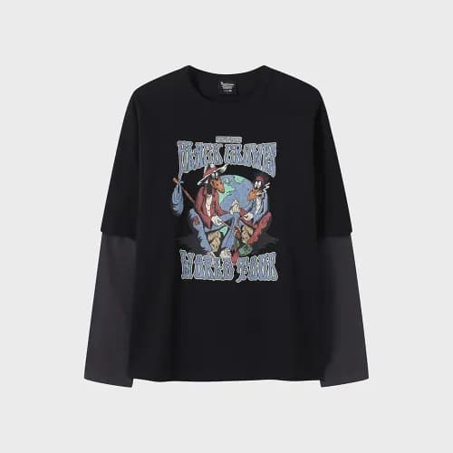 탑텐/콜라보 레이어드 긴팔(블랙 크로우스) 6,710원