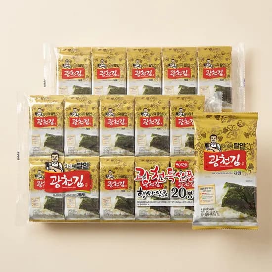 3대째 달인 광천김 40봉 9900원 무배