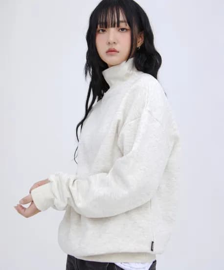 무신사 1989스탠다드 베이직 오버핏 기모 목폴라 9,980원