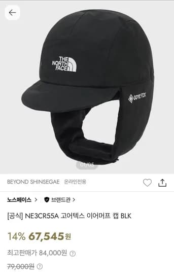 노스페이스 고어텍스 이어머프