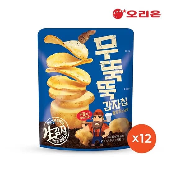 오리온 무뚝뚝 감자칩 60g 12개 14,670원