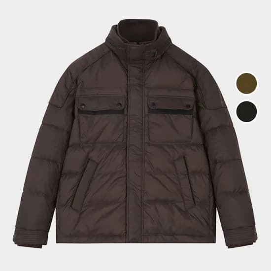 버커루 나일론 아웃포켓 하이넥 덕다운 2.7만원