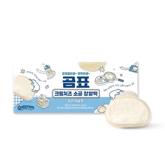 곰표 크림치즈 소금 찹쌀떡 2팩 9,900원
