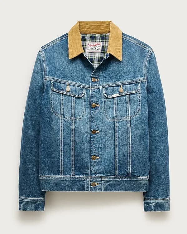 Lee X J.Crew Storm Rider 데님 재킷